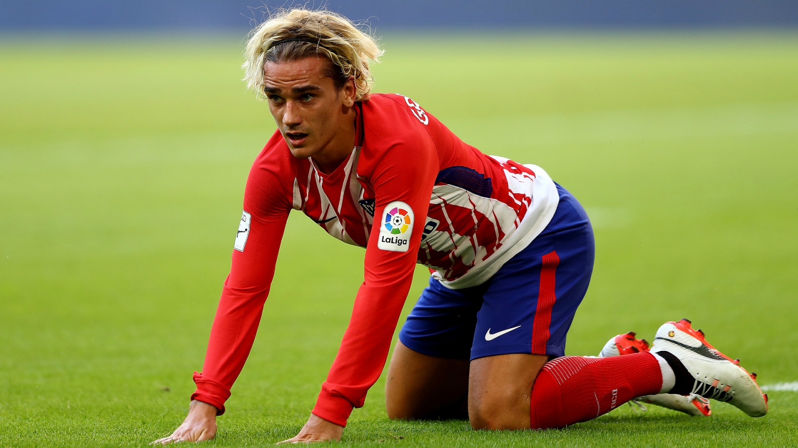 Antoine Griezmann à terre